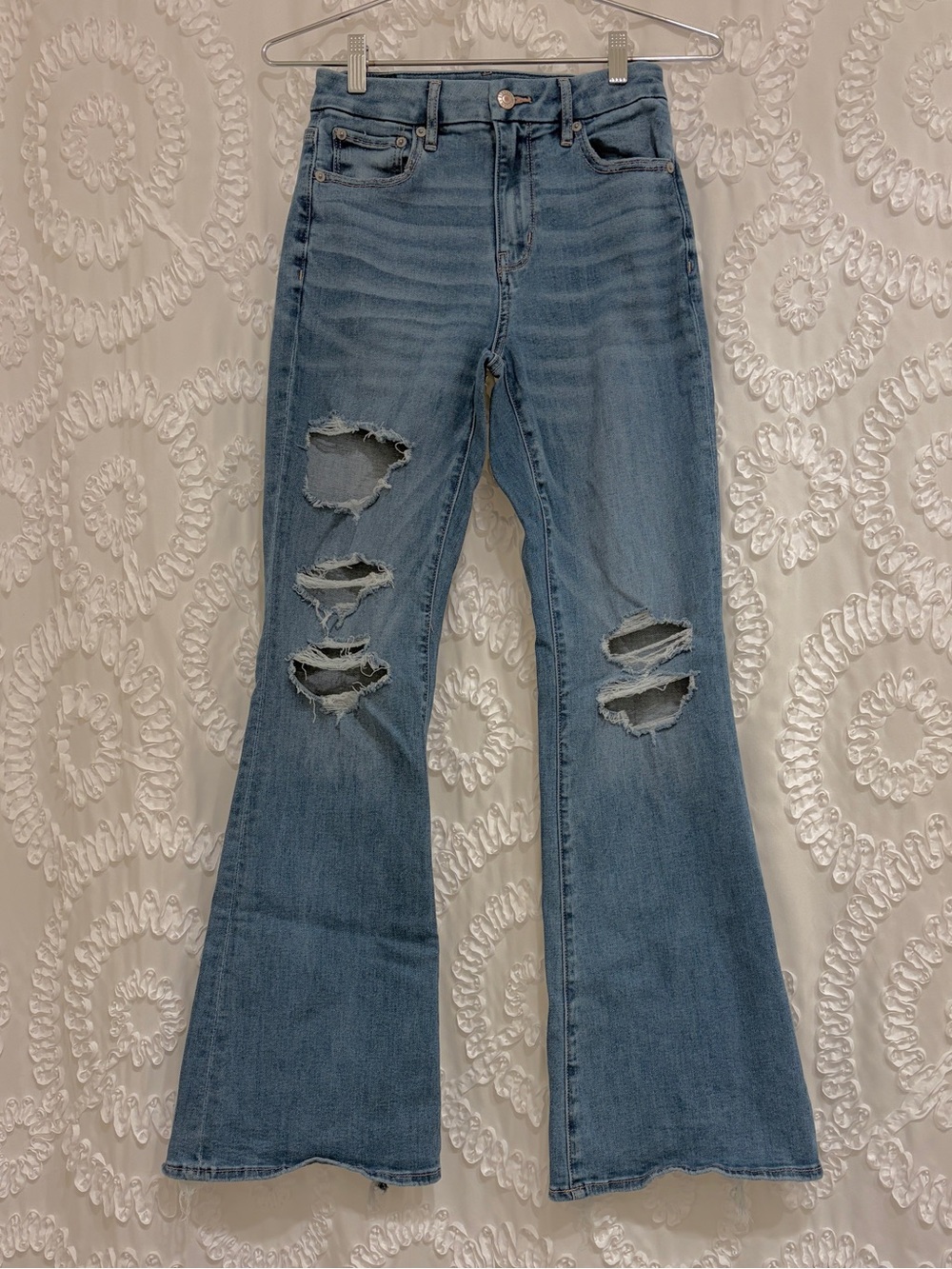 American Eagle Curvy Super High Rise Flare Jeans